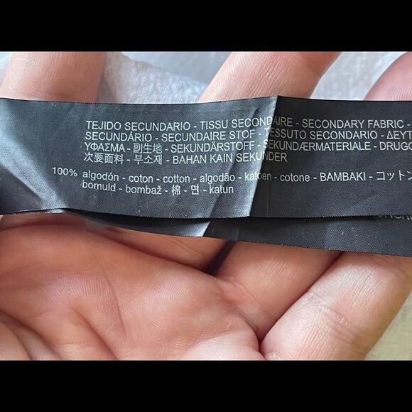 ZARA knit open back black and white long sleeve - Picture 9 of 9